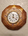A Hexagon Wall Clock in Gold & Copper - MyTreasureShopBySue