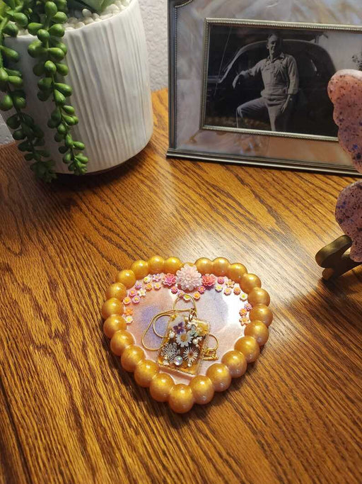 A Lotus Blossom Jewelry Tray - MyTreasureShopBySue