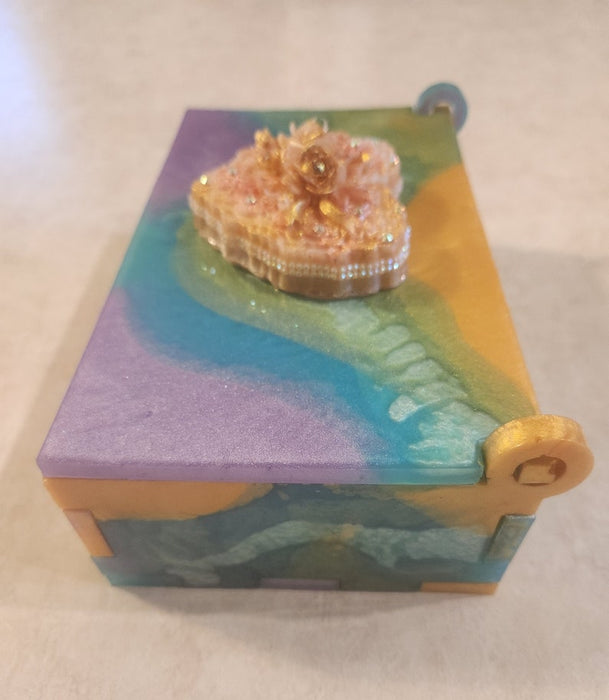 A Resin Keepsake Box in a Rainbow of color ~